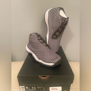 Air Jordan Future BG 'Olive Canvas', size 5y Women Size 6.5 New With Box